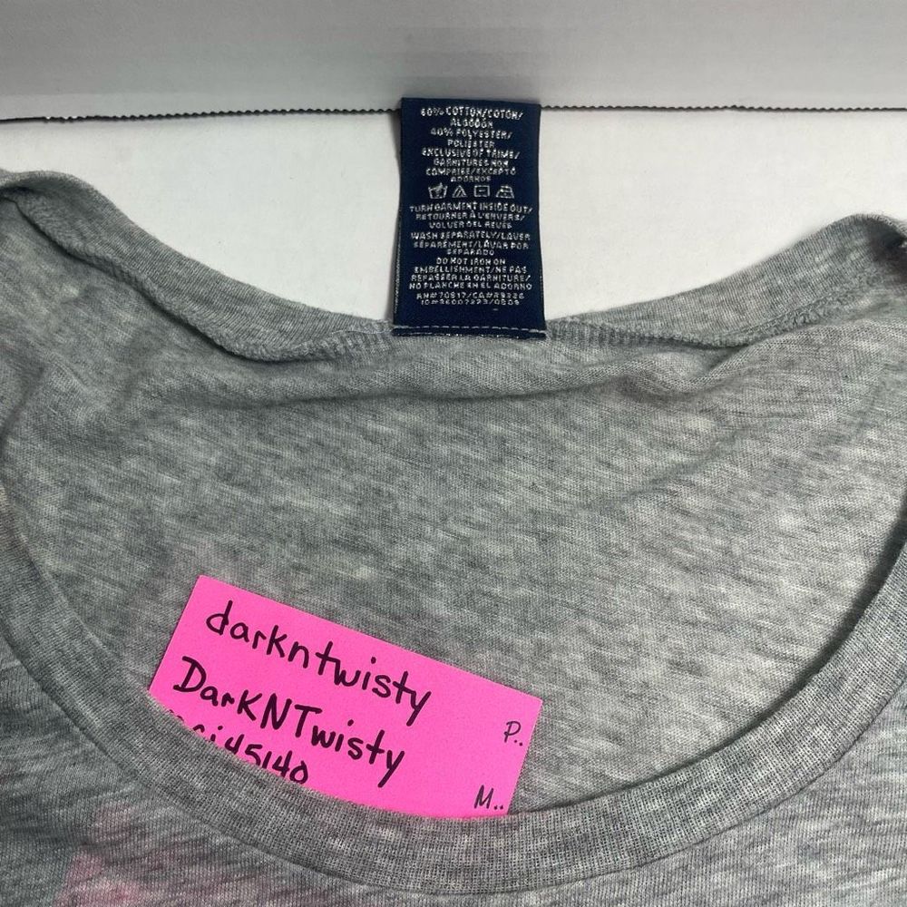 BNWOT Victoria’s Secret PINK Gray knitsequin short sleeve tshirt S PRICE FIRM - Picture 11 of 11